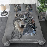 Edredom Estampa de Lobo - Casal