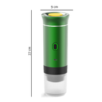 Cafeteira Expresso Portátil Elétrica 3 em 1 - Cor Verde