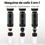 Cafeteira Expresso Portátil Elétrica 3 em 1 - Uso Viagem