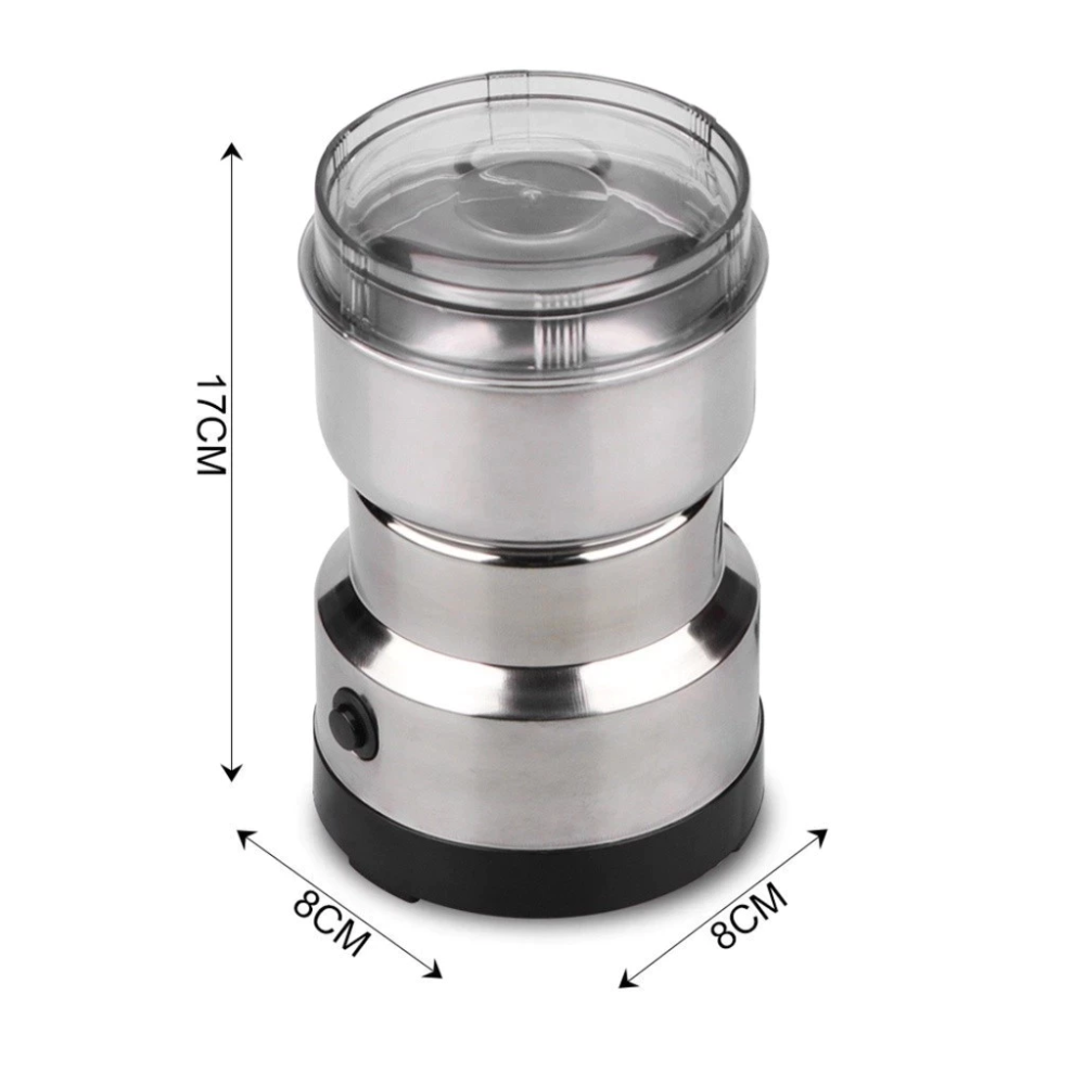 Moedor de Café e Grãos Elétrico Multifuncional - Aço Inox