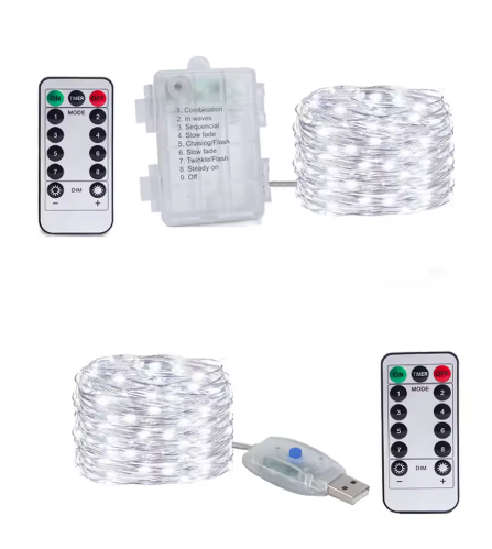 Pisca-Pisca de Natal LED - Fio 10m e À Prova D'água