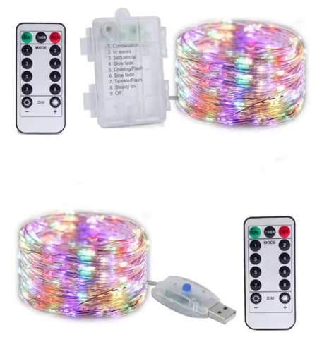 Pisca-Pisca de Natal LED - Fio 10m e À Prova D'água