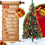 Árvore de Natal Nevada - Completa