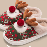 Pantufa de Natal de Algodão Confortável - Unissex