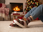 Pantufa de Natal de Algodão Confortável - Unissex
